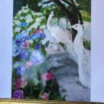 Les paons aux hortensias- Iles Borromées